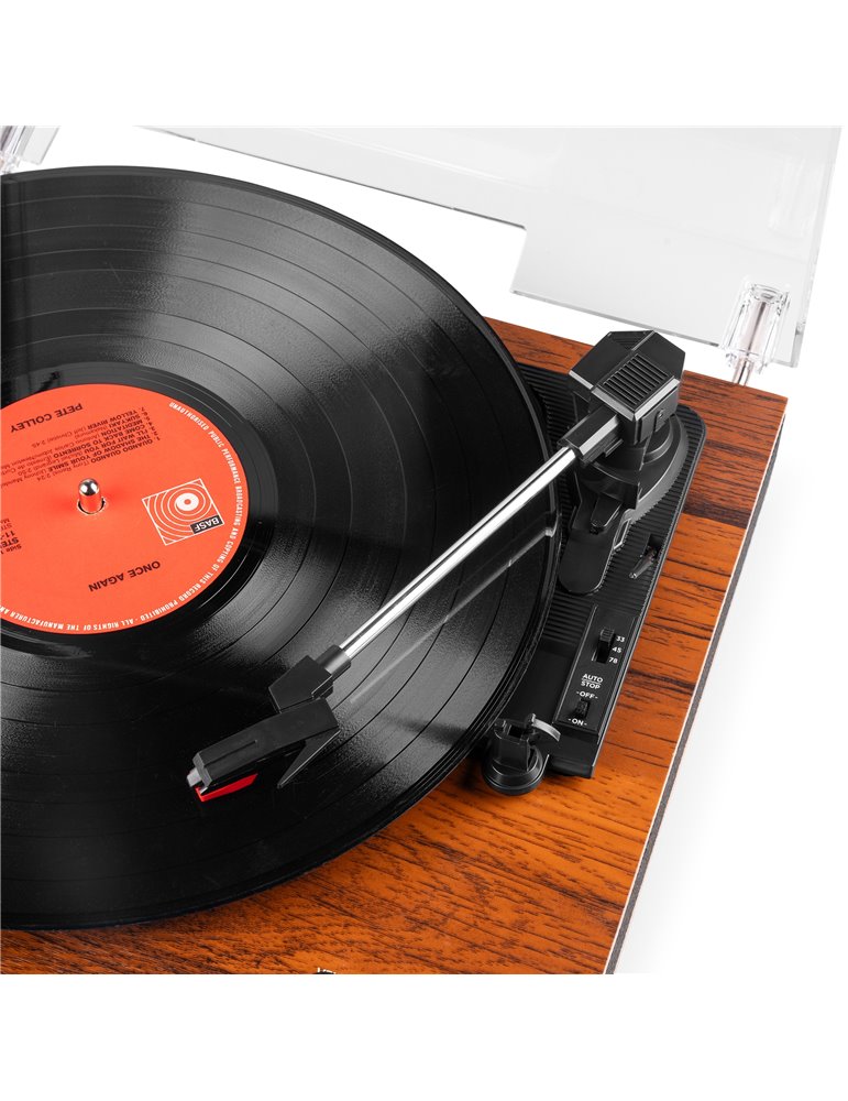 Tupelo Tocadiscos BT con 2 Altavoces Madera