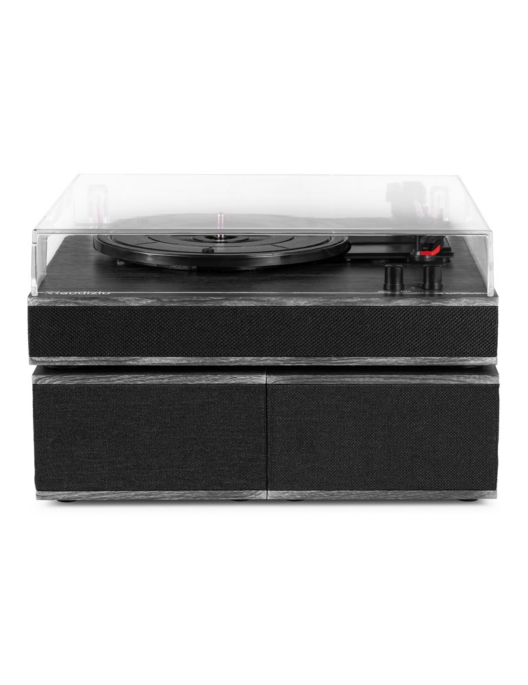 Tupelo Tocadiscos BT con 2 Altavoces Negro