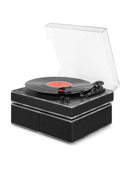 Tupelo Tocadiscos BT con 2 Altavoces Negro