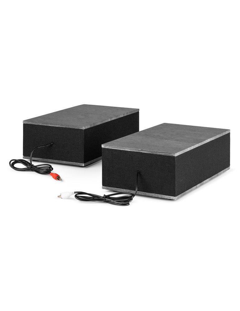 Tupelo Tocadiscos BT con 2 Altavoces Negro