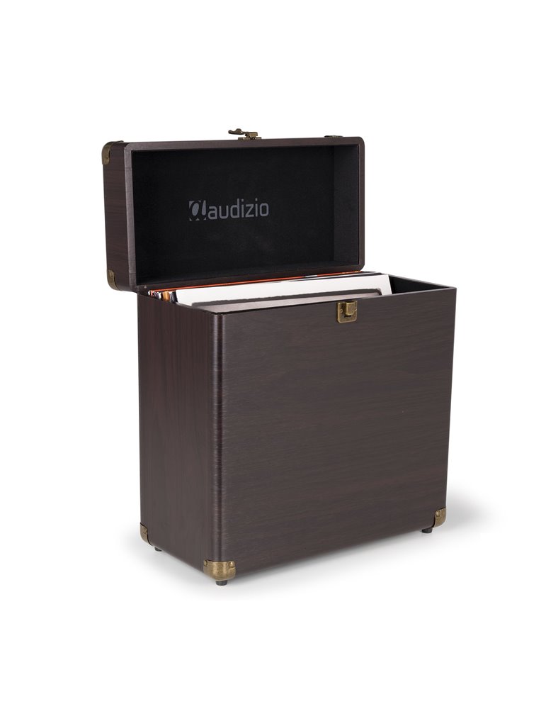 RC32 Maleta de vinilos Madera Oscura