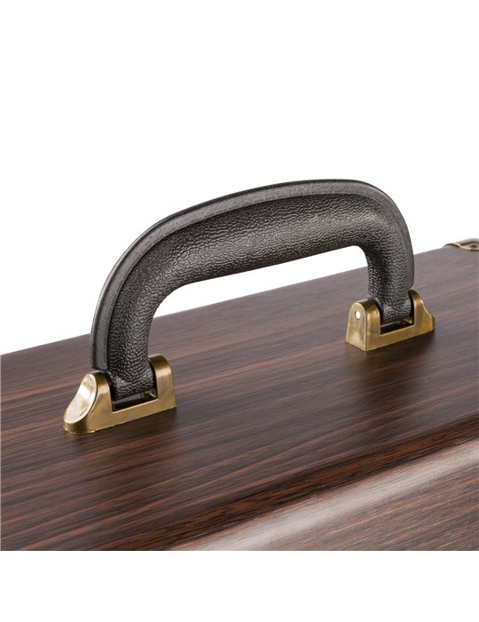 RC32 Maleta de vinilos Madera Oscura