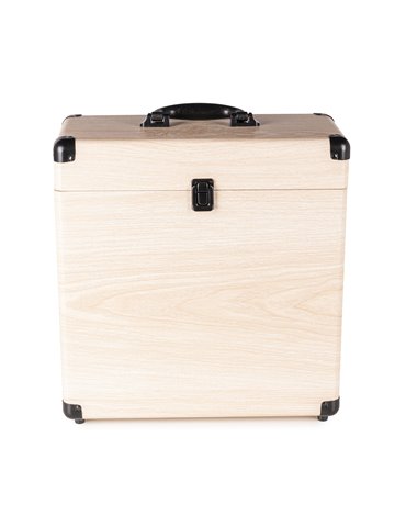 RC32 Maleta para vinilos Madera clara 2