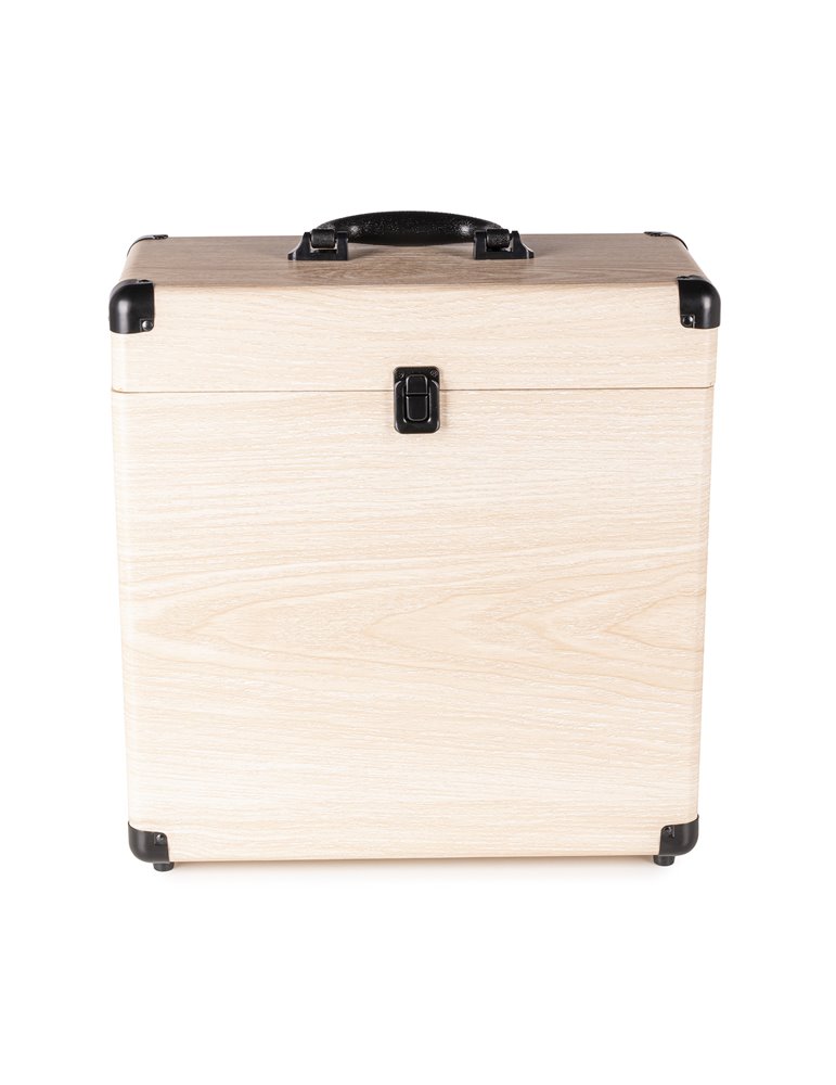 RC32 Maleta para vinilos Madera clara