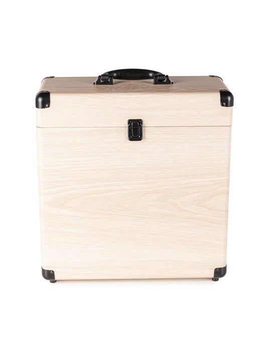 RC32 Maleta para vinilos Madera clara