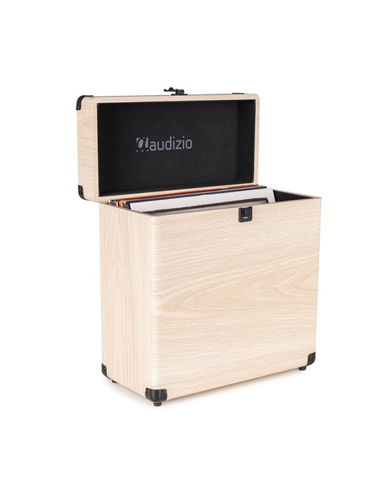 RC32 Maleta para vinilos Madera clara