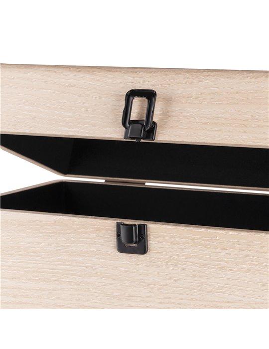 RC32 Maleta para vinilos Madera clara