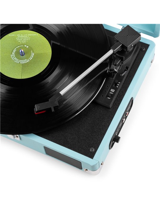 RP111BL Giradiscos tipo Maletín, Azul