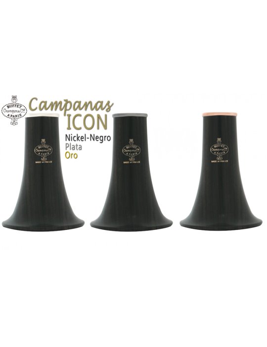 Campana Clarinete Buffet Crampon ICON F34075NIN Bb/A Chapado Niquel