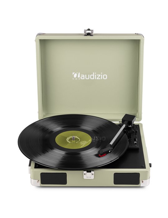 RP111G Giradiscos tipo Maletín, Verde