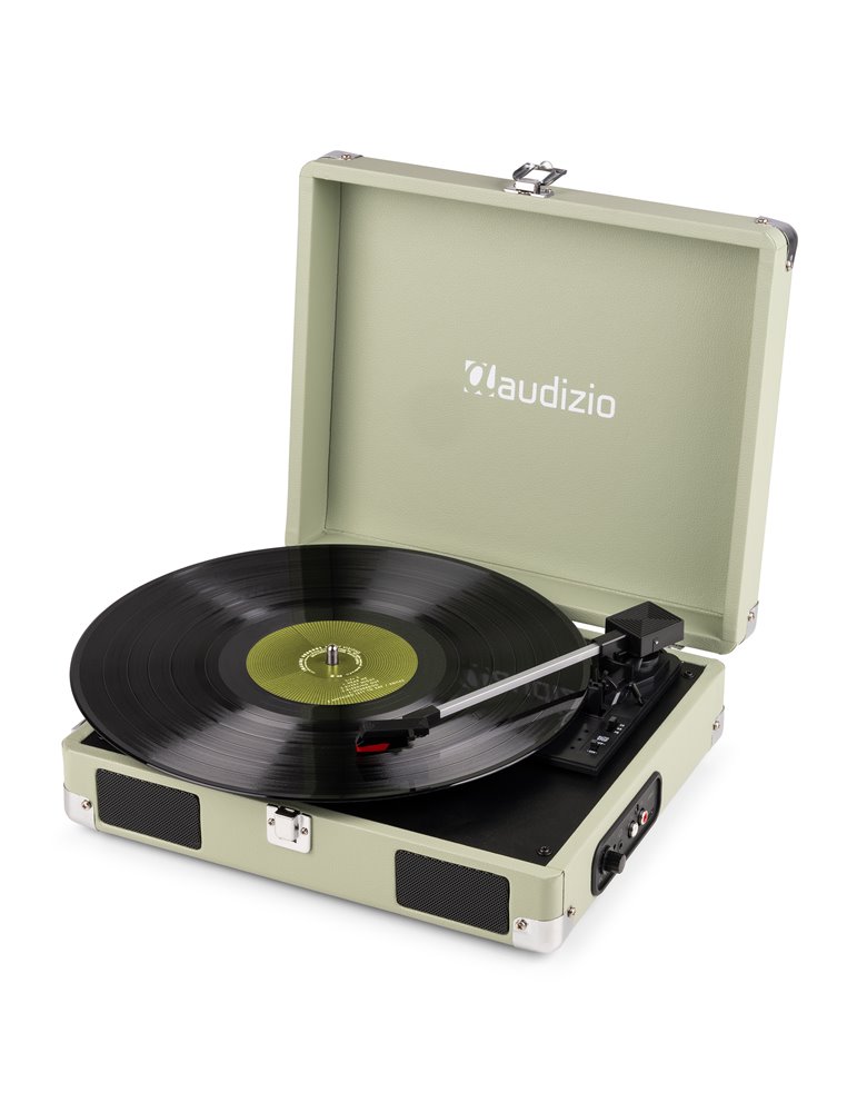 RP111G Giradiscos tipo Maletín, Verde