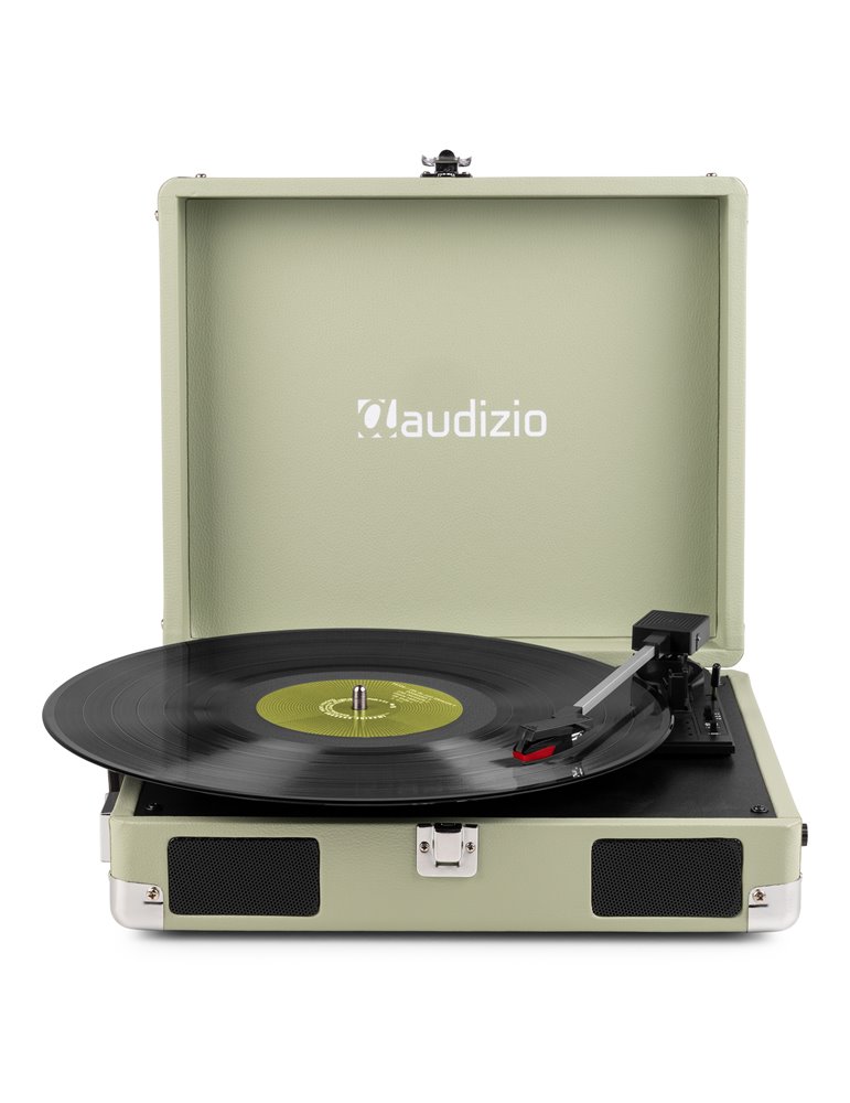 RP111G Giradiscos tipo Maletín, Verde