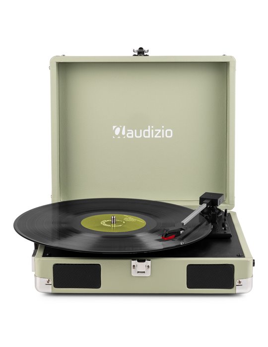 RP111G Giradiscos tipo Maletín, Verde
