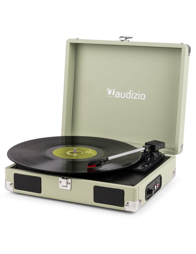 RP111G Giradiscos tipo Maletín, Verde