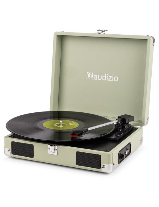 RP111G Giradiscos tipo Maletín, Verde