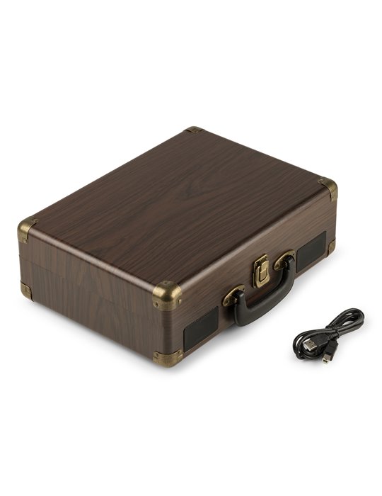 RP114W Giradiscos tipo Maletín, Madera