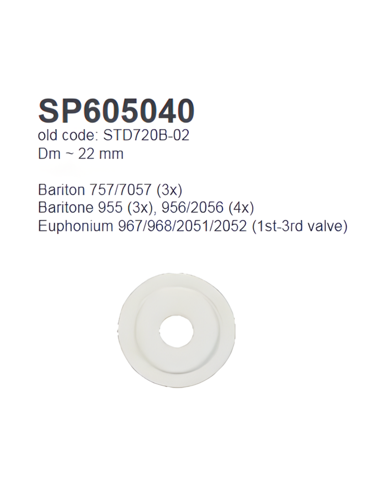 Spring Damper Top 1/2/3 Valve SP605040