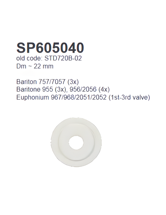 Spring Damper Top 1/2/3 Valve SP605040