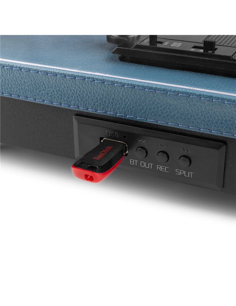 RP113D Giradiscos con BT in/out Azul Oscuro