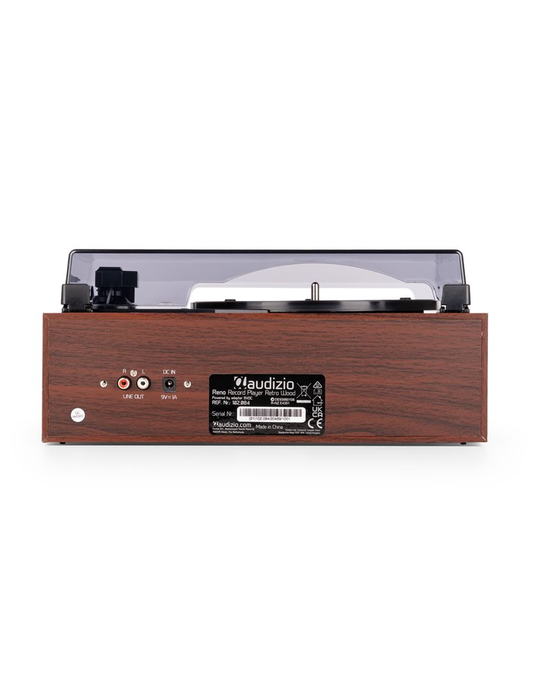 Tocadiscos Reno Retro Madera