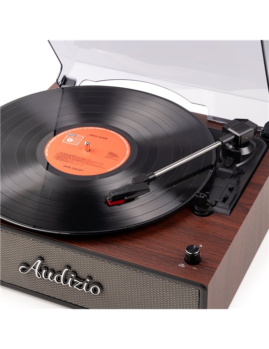Tocadiscos Reno Retro Madera