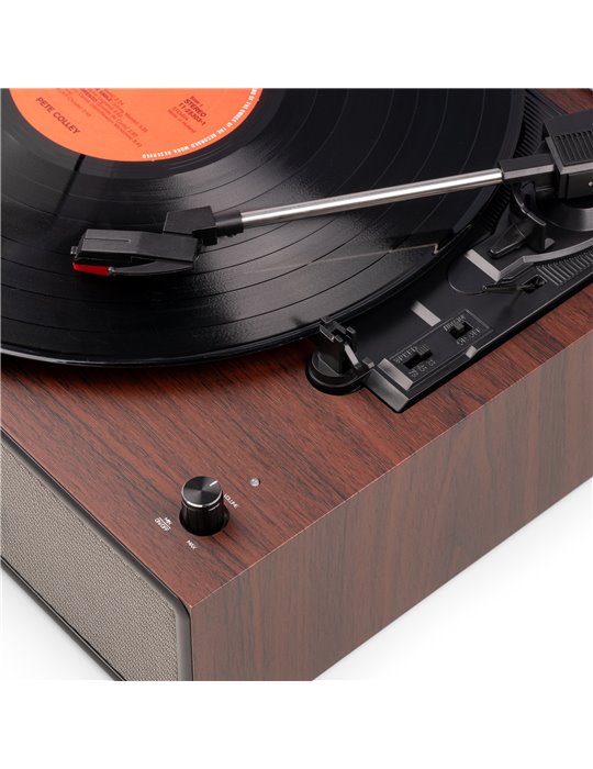 Tocadiscos Reno Retro Madera