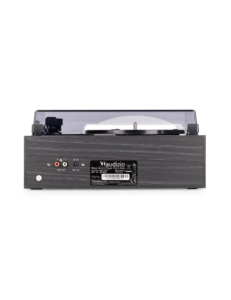 Tocadiscos Reno Retro Negro