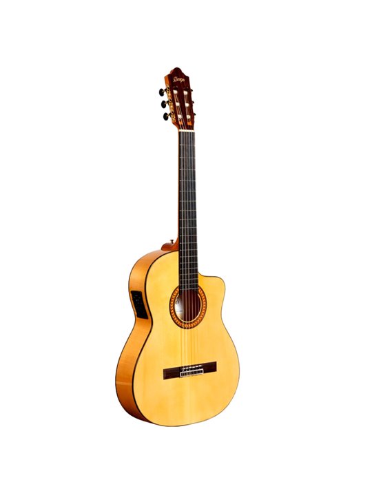 Guitarra Flamenca Camps CUT-500S-CL-BL Electrificada