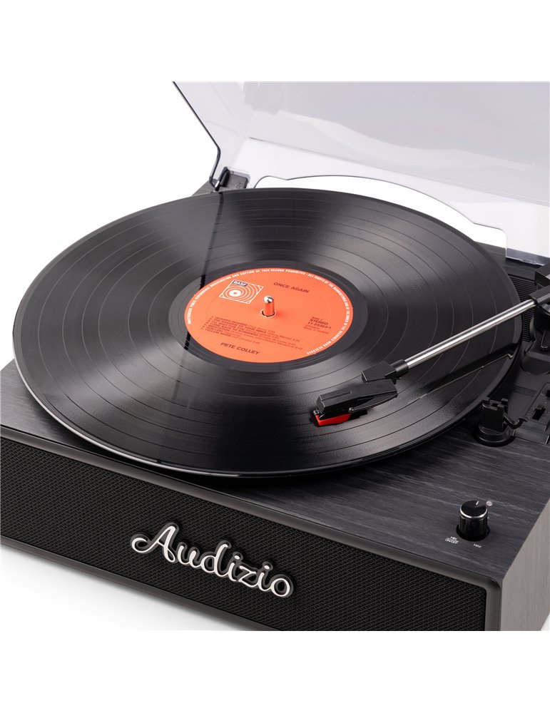 Tocadiscos Reno Retro Negro