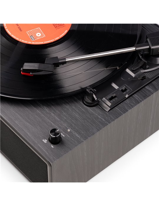 Tocadiscos Reno Retro Negro