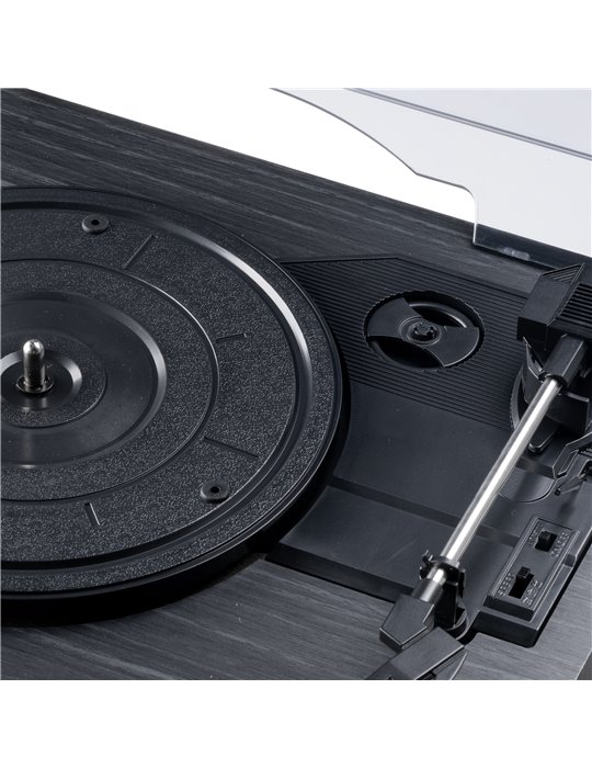 Tocadiscos Reno Retro Negro