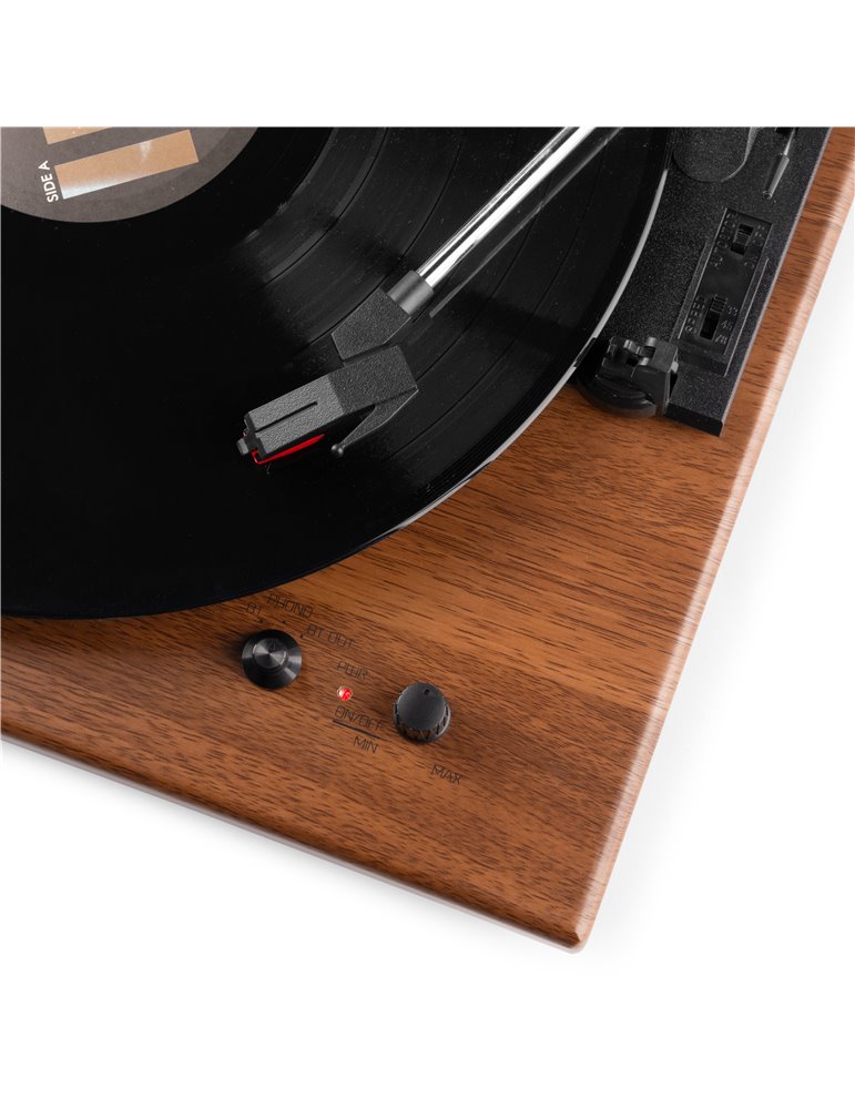 RP112L Giradiscos BT in/out Madera Clara