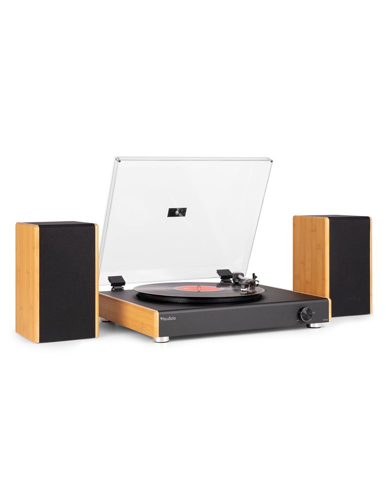 RP335BB Tocadiscos Vintage con altavoces bambú