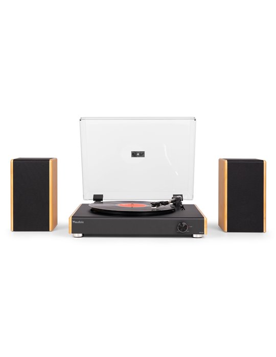 RP335BB Tocadiscos Vintage con altavoces bambú