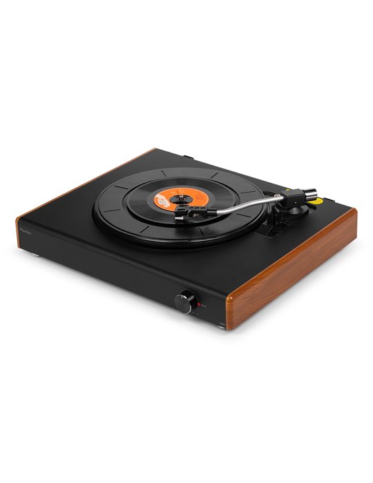 RP337W Tocadiscos Vintage con altavoces BT inalámbricos Madera