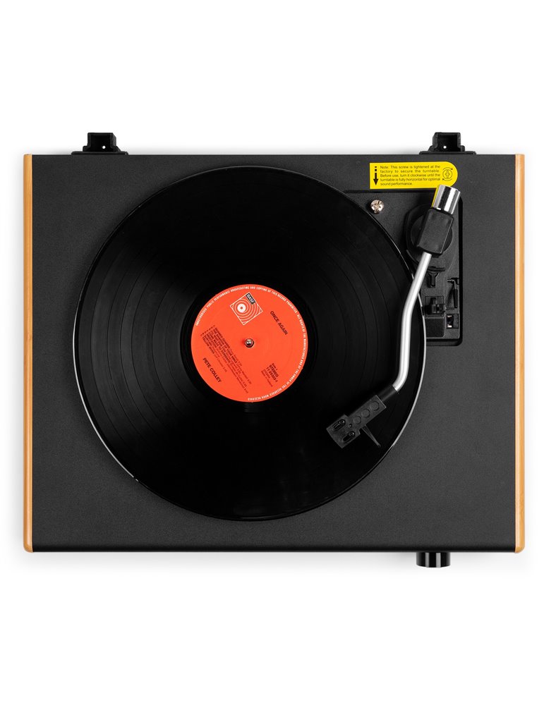 RP337BB Tocadiscos Vintage con altavoces BT inalámbricos bambú