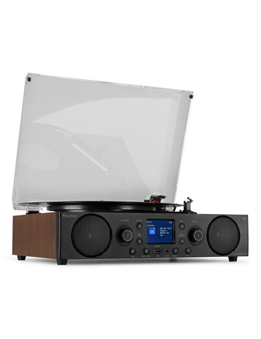 Tulsa Central de sonido con giradiscos DAB+ Radio