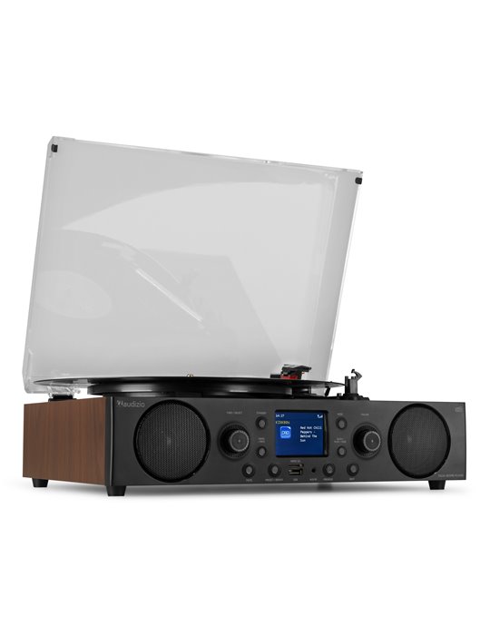 Tulsa Central de sonido con giradiscos DAB+ Radio