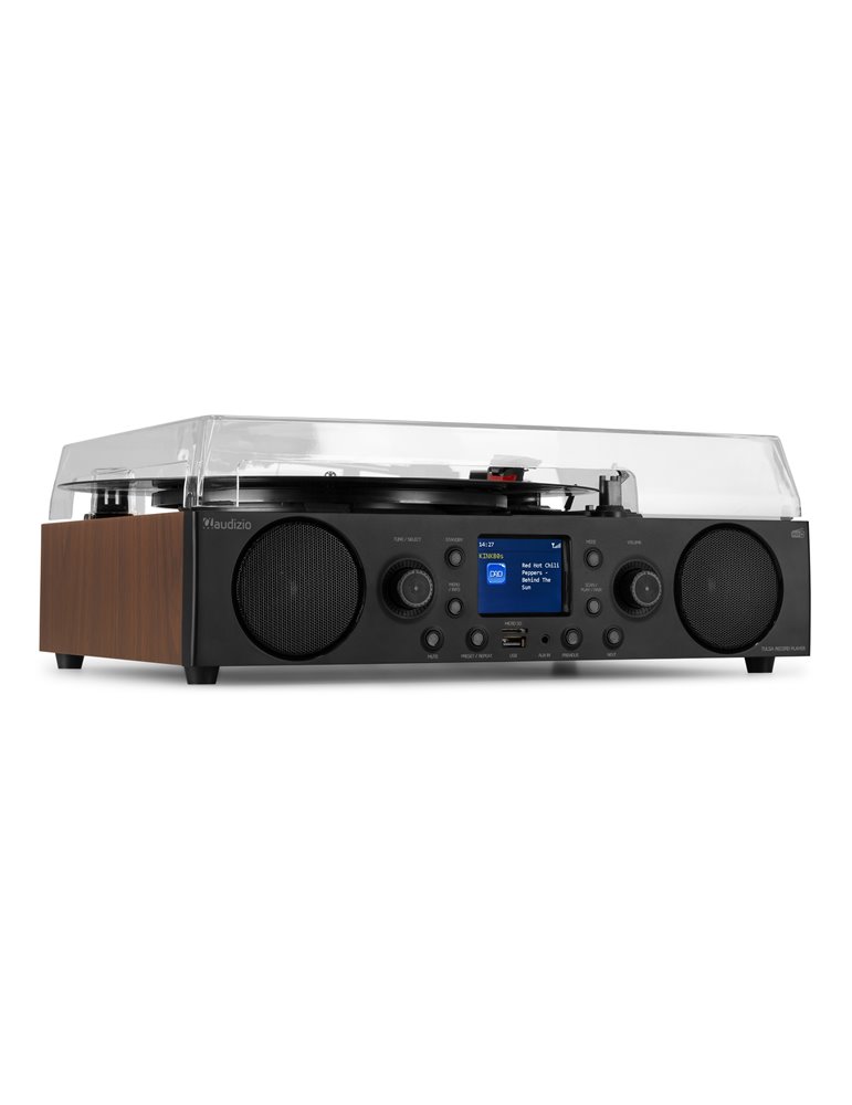 Tulsa Central de sonido con giradiscos DAB+ Radio