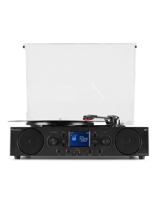 Tulsa Central de sonido con giradiscos DAB+ Radio
