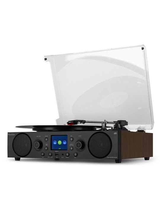 Tulsa Central de sonido con giradiscos DAB+ Radio