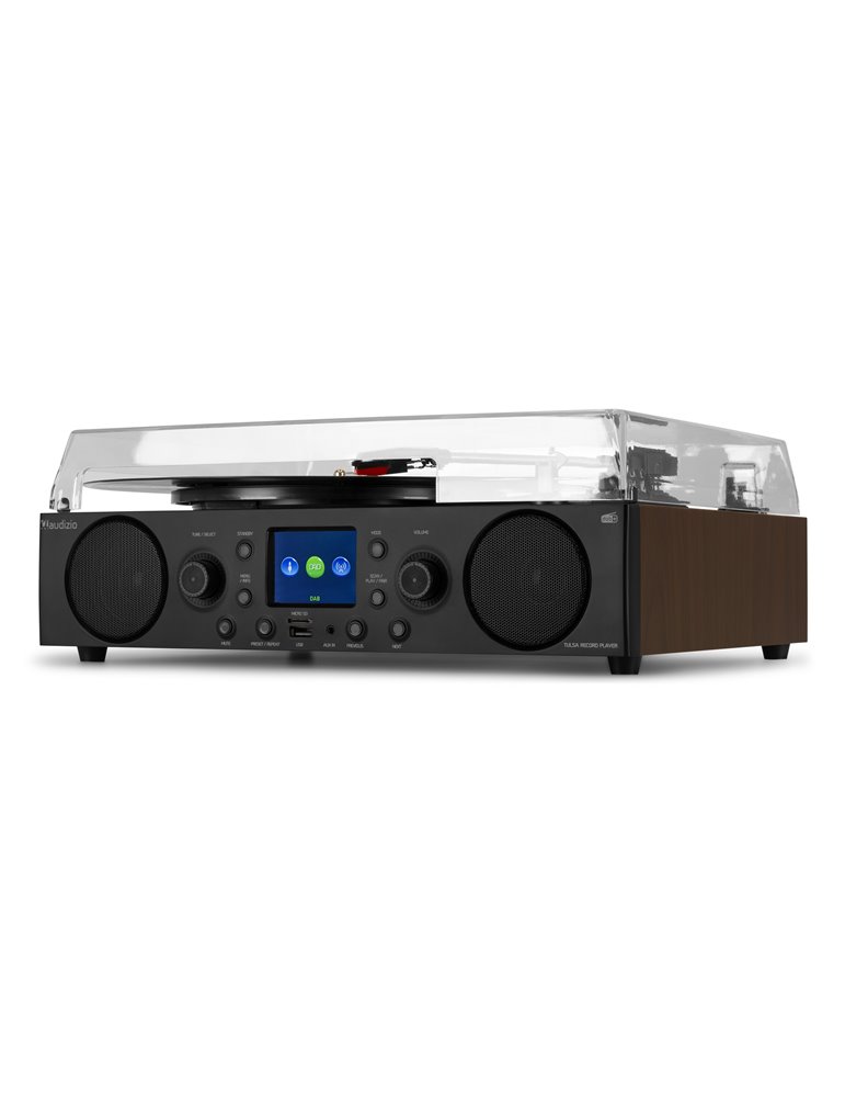 Tulsa Central de sonido con giradiscos DAB+ Radio