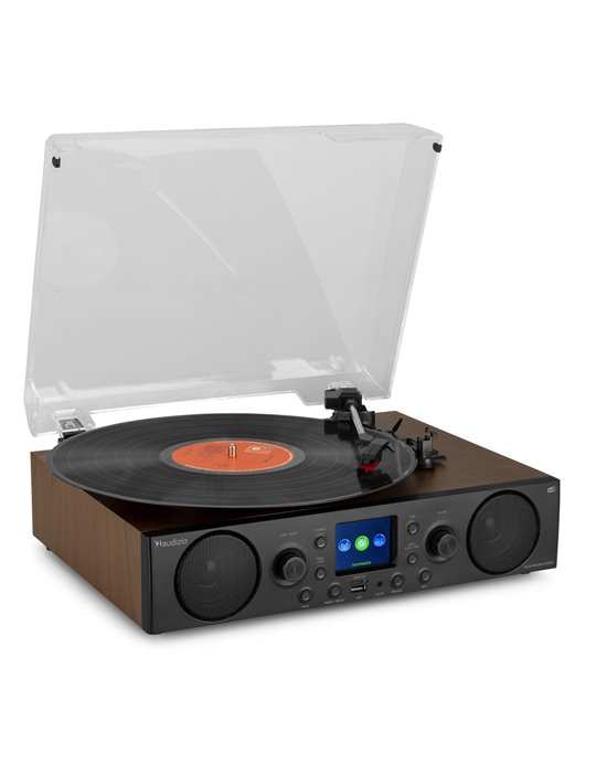 Tulsa Central de sonido con giradiscos DAB+ Radio