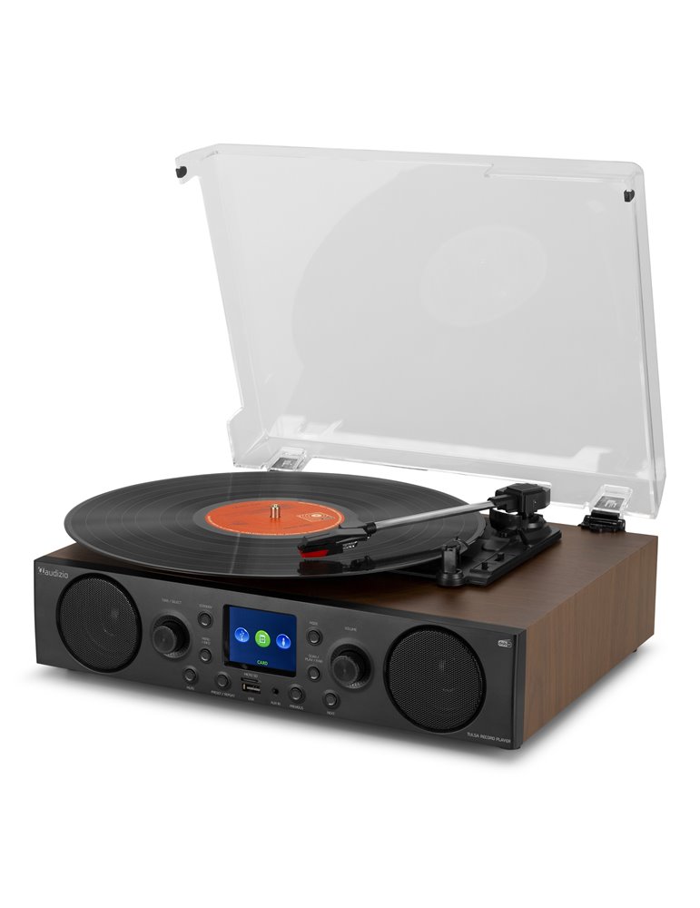 Tulsa Central de sonido con giradiscos DAB+ Radio