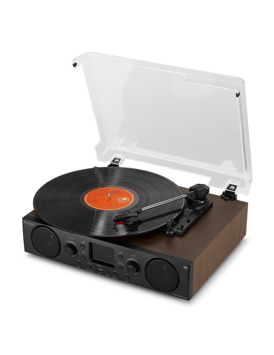 Tulsa Central de sonido con giradiscos DAB+ Radio