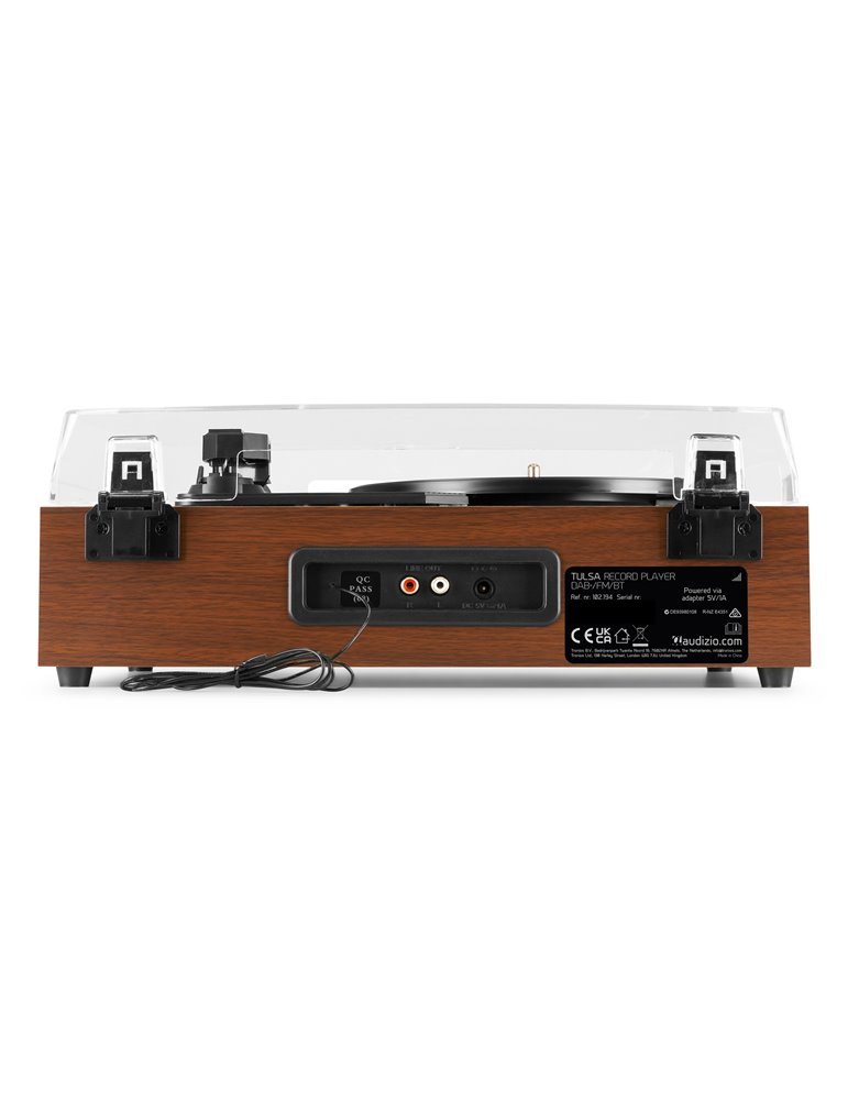 Tulsa Central de sonido con giradiscos DAB+ Radio