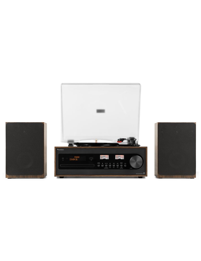 Tocadiscos Boston con altavoces