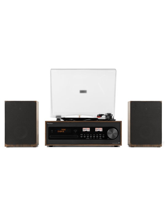 Tocadiscos Boston con altavoces