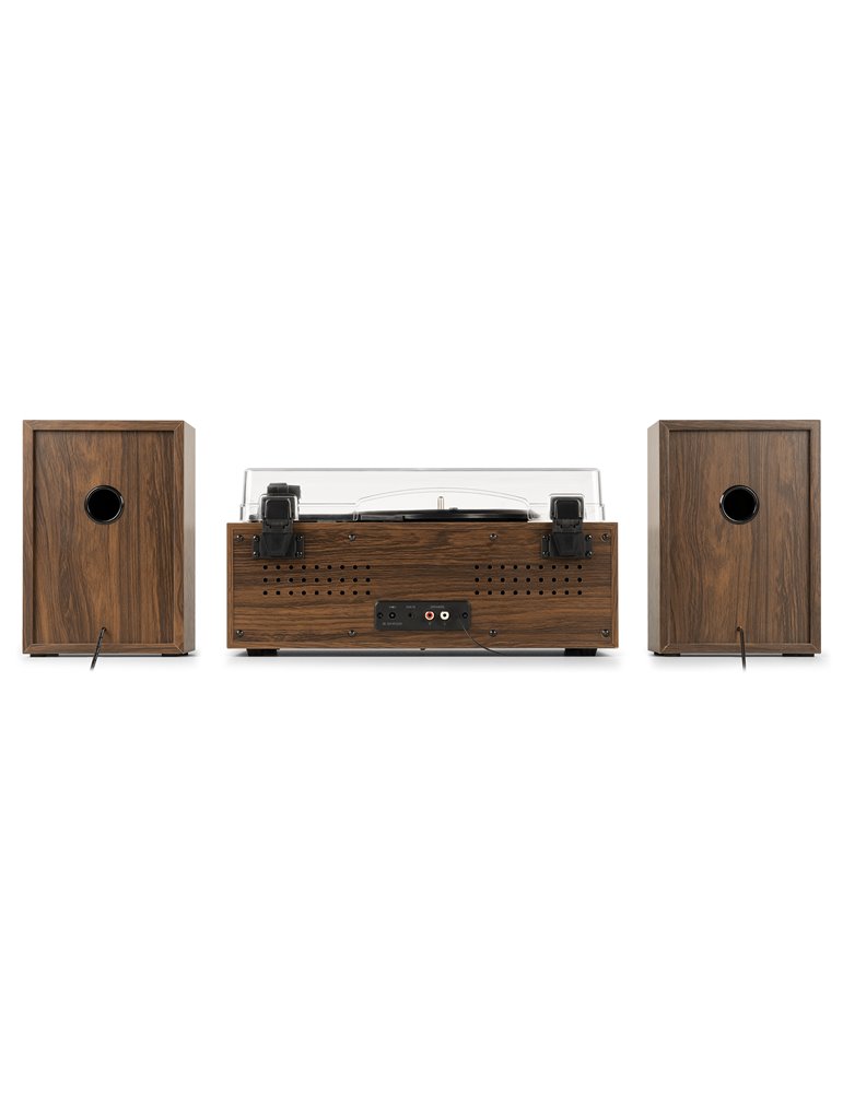 Tocadiscos Boston con altavoces