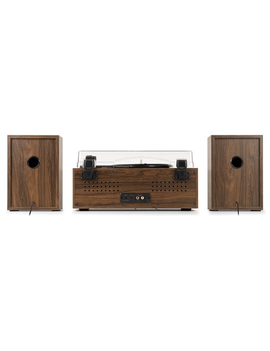 Tocadiscos Boston con altavoces
